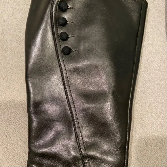 Liz Claiborne Black Knee-High Boots, Size 9, 3” Heel - Picture 2 of 10